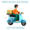 Priority delivery + Loss/Theft Insurance